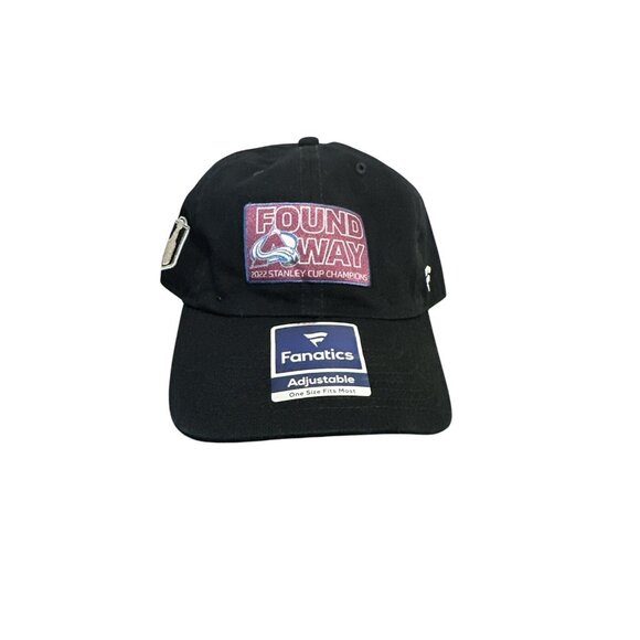 Fanatics Other - New Colorado Avalanche Hat Cap Size Black 2022 Stanley Cup Champion Found A Way